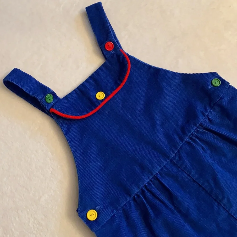 {VTG} Fischel by Johnston | Corduroy Jon Jon Shortall Romper (Size 6 Fits 3T 4T) - Picture 3 of 16